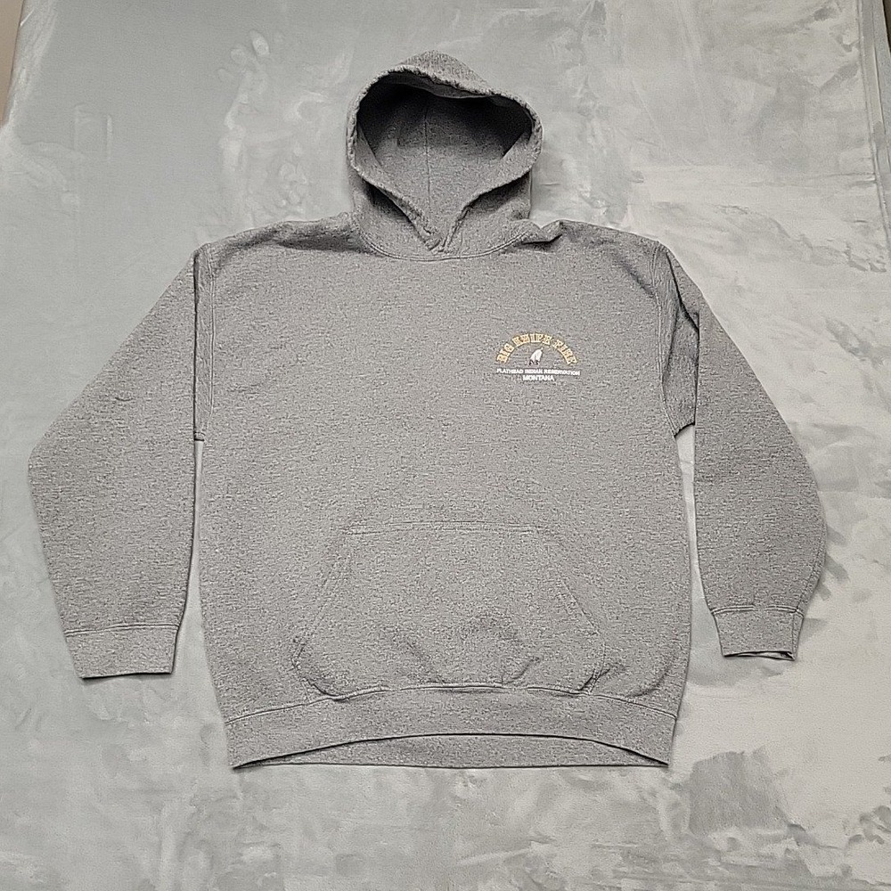 Wildland Fire Fighter Hoodie Men L Big Knife Flathead Indian Reservation Montana